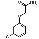 CAS 登录号：10017-53-5， 2-(3-甲基苯氧基)乙酰胺