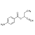 CAS#: 100192-31-2, 1-Pentyn-3-Yl 4-Aminobenzoate