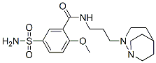 CAS 登录号：100243-26-3， N-[3-[1,2-二氮杂双环[3.2.2]壬烷-2-基]丙基]-2-甲氧基-5-氨基磺酰基苯甲酰胺