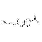 CAS 登录号：100390-76-9， 4-(戊酰氨基)苯甲酸