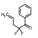 CAS 登录号：100699-89-6， 2,2-二氟-1-苯基-4-戊烯-1-酮