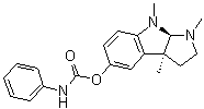 CAS 登录号：101246-66-6， [(3aR,8bS)-3,4,8b-三甲基-2,3alpha-二氢-1H-吡咯并[2,3-b]吲哚-7-基] N-苯基氨基甲酸酯