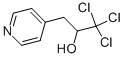 CAS 登录号：10129-56-3， alpha-(三氯甲基)-4-吡啶乙醇