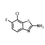 CAS 登录号：101337-93-3， 7-氯-6-氟-1,3-苯并噻唑-2-胺