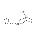 CAS 登录号：101438-17-9， 8-甲基-N-(2-苯基乙基)-8-氮杂双环[3.2.1]辛烷-3-胺
