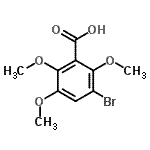 CAS 登录号：101460-22-4， 3-溴-2,5,6-三甲氧基苯甲酸