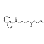 CAS 登录号：101743-65-1， 乙基6-(1-萘基)-6-氧代己酸酯