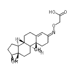CAS 登录号：10190-93-9， ({(Z)-[(3Z,17beta)-17-羟基雄甾-4-烯-3-亚基]氨基}氧基)乙酸