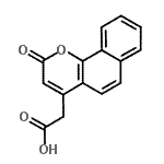CAS 登录号：101999-46-6， (2-氧代-2H-苯并[h]苯并吡喃-4-基)乙酸