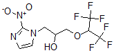 CAS 登录号:104290-39-3, 1-(1,1,1,3,3,3-六氟丙烷-2-基氧基)-3-(2-硝基咪唑-1-基)丙-2-醇