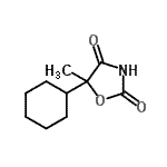 CAS 登录号：104397-85-5， 5-环己基-5-甲基-1,3-恶唑烷-2,4-二酮