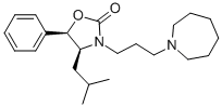 CAS 登录号：104454-71-9， (4S,5R)-3-[3-(氮杂环庚-1-基)丙基]-4-(2-甲基丙基)-5-苯基-1,3-恶唑烷-2-酮