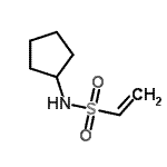 CAS 登录号：104459-73-6， N-环戊基乙烯磺酰胺