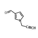 CAS 登录号：104500-98-3， 1-(2-丙炔-1-基)-1H-吡咯-3-甲醛