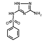 CAS 登录号：104667-72-3， N-(3-氨基-1H-1,2,4-三唑-5-基)苯磺酰胺