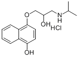 CAS 登录号:10476-53-6, (+/-)-4-羟基普萘洛尔,盐酸盐