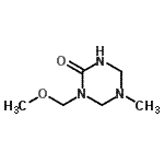 CAS 登录号：104768-76-5， 1-(甲氧基甲基)-5-甲基-1,3,5-三嗪烷-2-酮