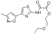 CAS 登录号：104777-03-9， 2-乙氧基乙基2-[[4-(3-甲基-1,2-恶唑-5-基)-1,3-噻唑-2-基]氨基]-2-氧代乙酸酯