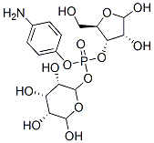 CAS 登录号：104826-49-5， [(2R,3S,4R,5S)-5-(4-氨基苯氧基)-4-羟基-2-[[(2S,3R,4R)-2,3,4,5-四羟基戊氧基]甲基]四氢呋喃-3-基]磷酸二氢酯