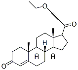CAS 登录号：104849-33-4， (8S,9S,10R,13S,14S,17S)-17-(3-乙氧基丙-2-炔酰基)-10,13-二甲基-1,2,6,7,8,9,11,12,14,15,16,17-十二氢环戊烯并[a]菲-3-酮