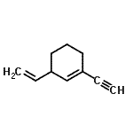 CAS 登录号：104943-56-8， 1-乙炔基-3-乙烯基环己烯