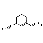 CAS 登录号：104943-57-9， 3-乙炔基-1-乙烯基环己烯