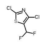 CAS 登录号：105315-43-3， 2,4-二氯-5-(二氟甲基)-1,3-噻唑