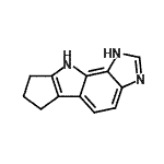 CAS 登录号：105410-19-3， 6,7,8,9-四氢-1H-环戊二烯并[b]咪唑并[4,5-g]吲哚