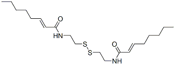 CAS 登录号：105674-81-5， (E)-N-[2-[2-[[(E)-辛-2-烯酰基]氨基]乙基二硫基]乙基]辛-2-烯酰胺