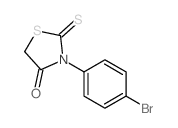 CAS 登录号：10574-70-6， 3-(4-溴苯基)-2-硫代-噻唑烷-4-酮