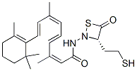 CAS 登录号:105918-76-1, (2Z,4E,6Z,8E)-3,7-二甲基-N-(2-氧代四氢噻吩-3-基)-9-(2,6,6-三甲基-1-环己烯基)壬-2,4,6,8-四烯酰胺