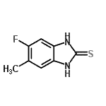 CAS 登录号：106039-71-8， 5-氟-6-甲基-1,3-二氢-2H-苯并咪唑-2-硫酮