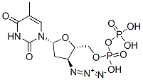 CAS 登录号：106060-89-3， [(2S,3S,5S)-3-叠氮基-5-(5-甲基-2,4-二氧代嘧啶-1-基)四氢呋喃-2-基]甲基膦酰磷酸氢酯