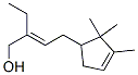 CAS 登录号：106155-01-5， 2-乙基-4-(2,2,3-三甲基环戊-3-烯-基)-丁-2-烯-1-醇