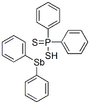 CAS 登录号:106175-35-3, 二(苯基)锑基硫基-二(苯基)-巯基膦烷