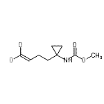 CAS 登录号：106455-75-8， 甲基{1-[(4,4-<sup>2</sup>H<sub>2</sub>)-3-丁烯-1-基]环丙基}氨基甲酸酯