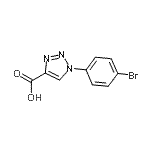 CAS 登录号：106748-14-5， 1-(4-溴苯基)-1H-1,2,3-三唑-4-羧酸