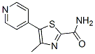 CAS#: 106853-15-0, 4-Methyl-5-Pyridin-4-Yl-1,3-Thiazole-2-Carboxamide