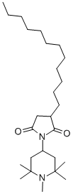 CAS#: 106917-30-0, 3-Dodecyl-1-(1,2,2,6,6-Pentamethylpiperidin-4-Yl)Pyrrolidine-2,5-Dione