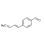 CAS 登录号：106966-24-9， 4-[(1E)-1,3-丁二烯-1-基]苯甲醛