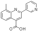 CAS 登录号：107027-39-4， 8-甲基-2-(3-吡啶基)-4-喹啉羧酸
