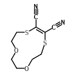 CAS 登录号：107089-68-9， (8Z)-1,4-二氧杂-7,10-二硫杂环十二碳-8-烯-8,9-二甲腈