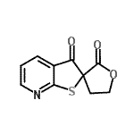CAS 登录号：107191-21-9， 4,5-二氢-3'H-螺[呋喃-3,2'-噻吩并[2,3-b]吡啶]-2,3'-二酮