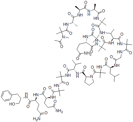 CAS#: 107395-32-4, 2-L-Alanine-3-L-Alanine-6-(2-Methylalanine)-18-L-Glutaminealamethicin I