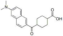 CAS 登录号:107408-10-6, 4-(6-二甲基氨基萘-2-羰基)环己烷-1-羧酸