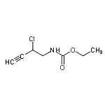 CAS 登录号：107445-07-8， 乙基(2-氯-3-丁炔-1-基)氨基甲酸酯