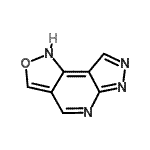 CAS 登录号：107457-74-9， 1H-[1,2]恶唑并[3,4-d]吡唑并[3,4-B]吡啶