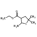 CAS 登录号：107479-59-4， 乙基2-氨基-5,5-二甲基四氢-3-噻吩羧酸酯