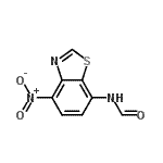 CAS 登录号：107586-82-3， N-(4-硝基-1,3-苯并噻唑-7-基)甲酰胺