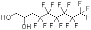 CAS 登录号：107650-06-6， 4,4,5,5,6,6,7,7,8,8,9,9,9-十三氟-1,2-壬烷二醇